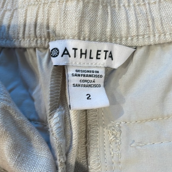Athleta Linen pants size 2 - Picture 3 of 6